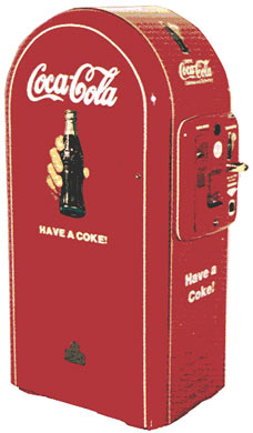 Distributeur Coca-Cola : photo